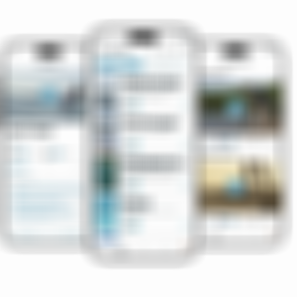 Three smartphone screens display a sports training app with lessons on prone foiling, pump foiling, and other foiling techniques.