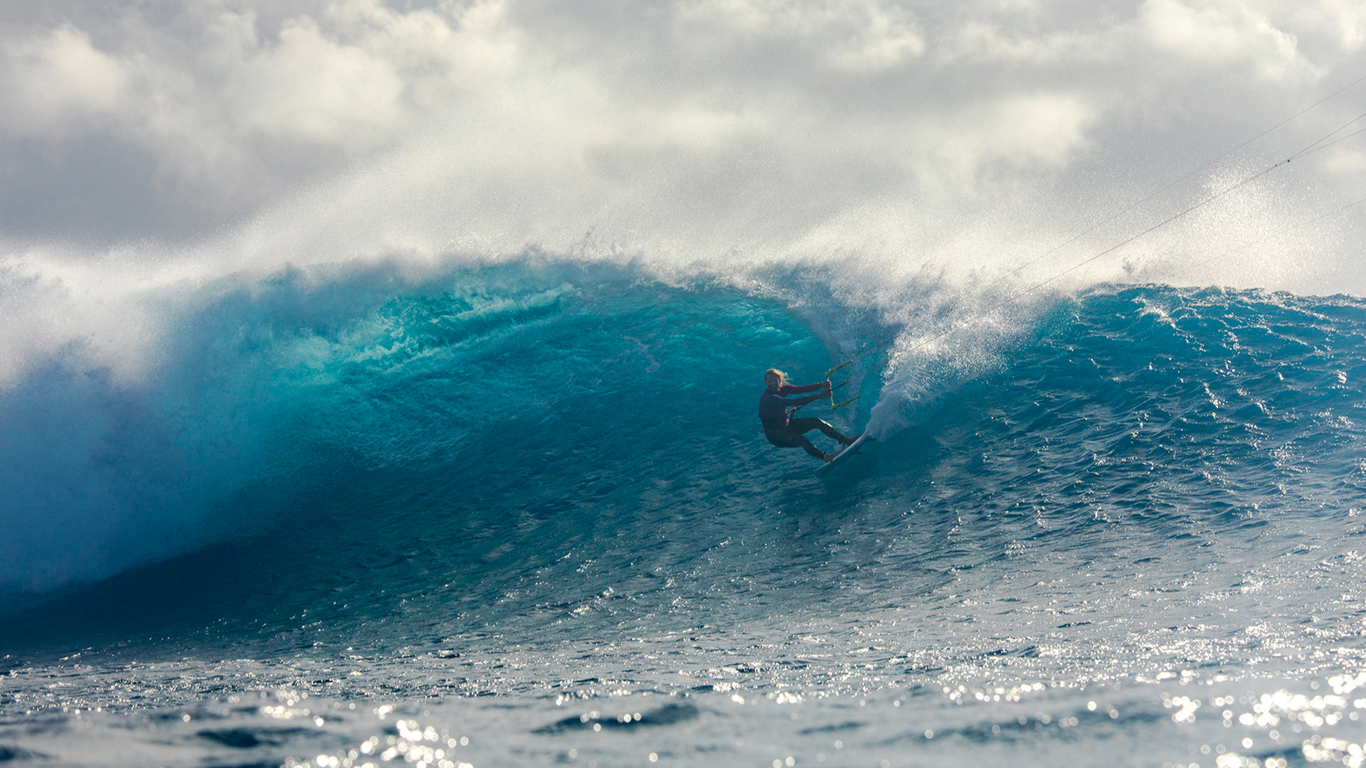 Габи до начала занятий вейвкайтингом