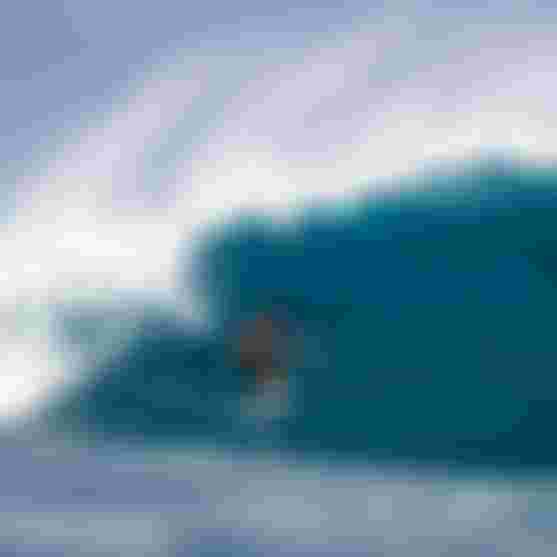 Matahi Drollet foiling Teahupoo