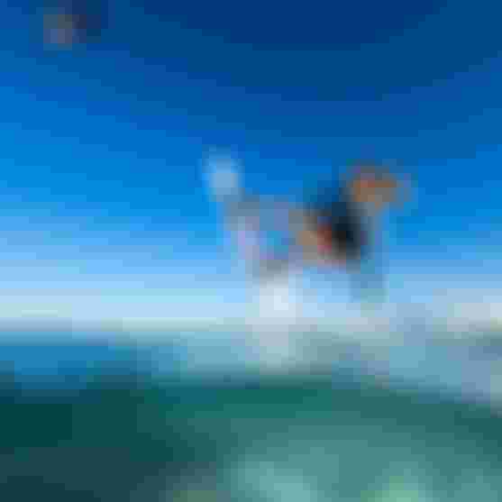 Paula Novotna riding the Dice SLS