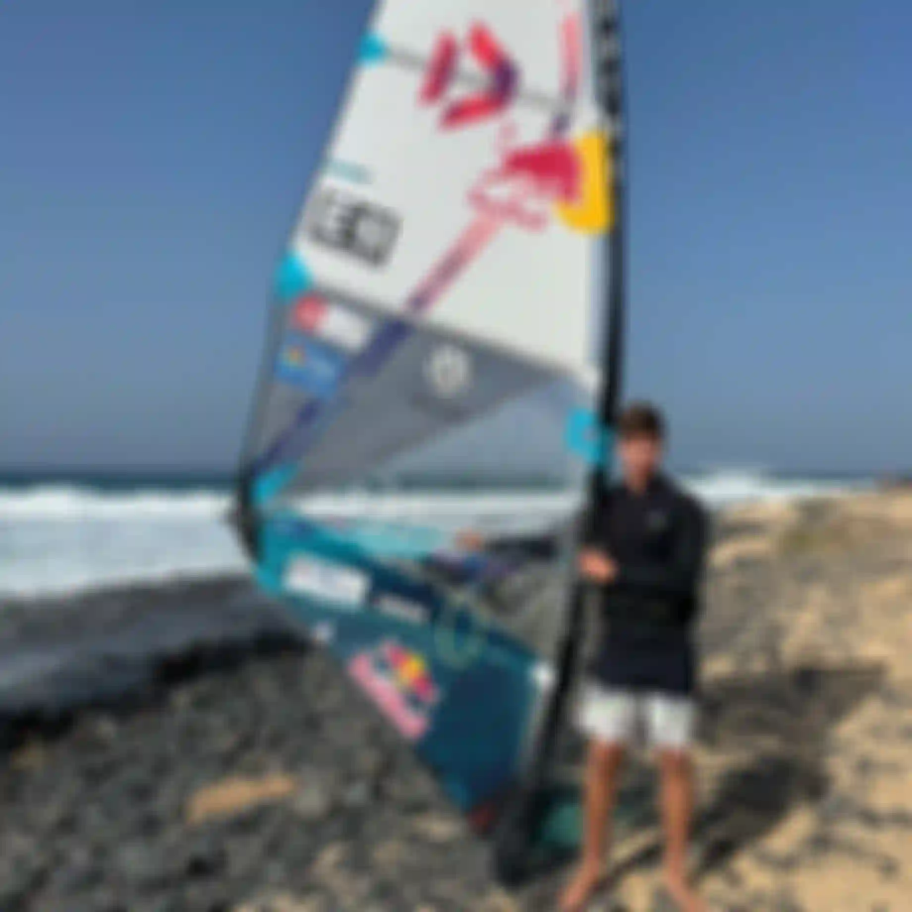 Liam on beach