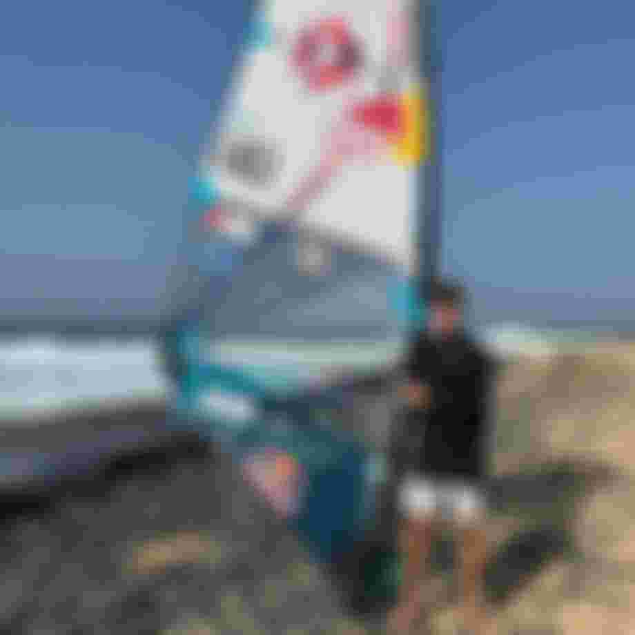 Liam on beach