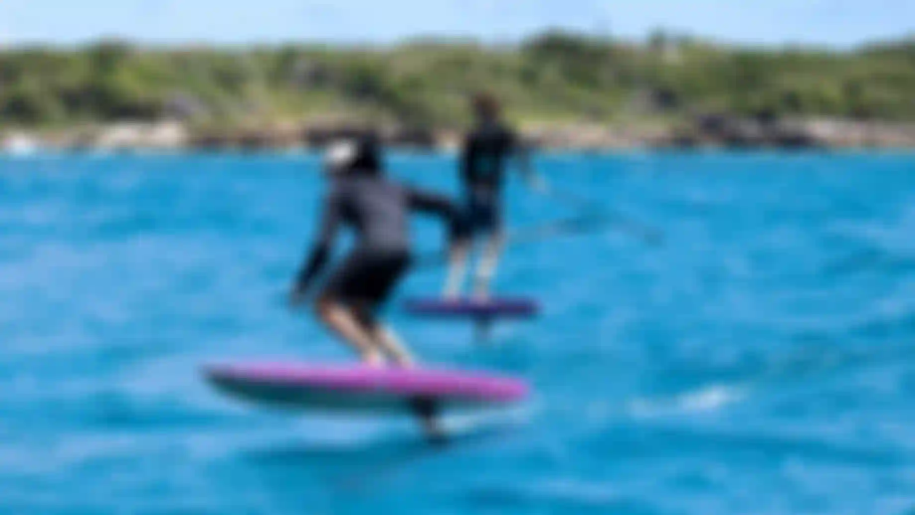 Finn and Jeffrey Spencer on Downwinder Slim SLS