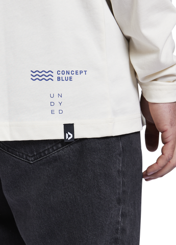 Concept Blue Logo Print