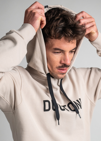 Drawstring hood