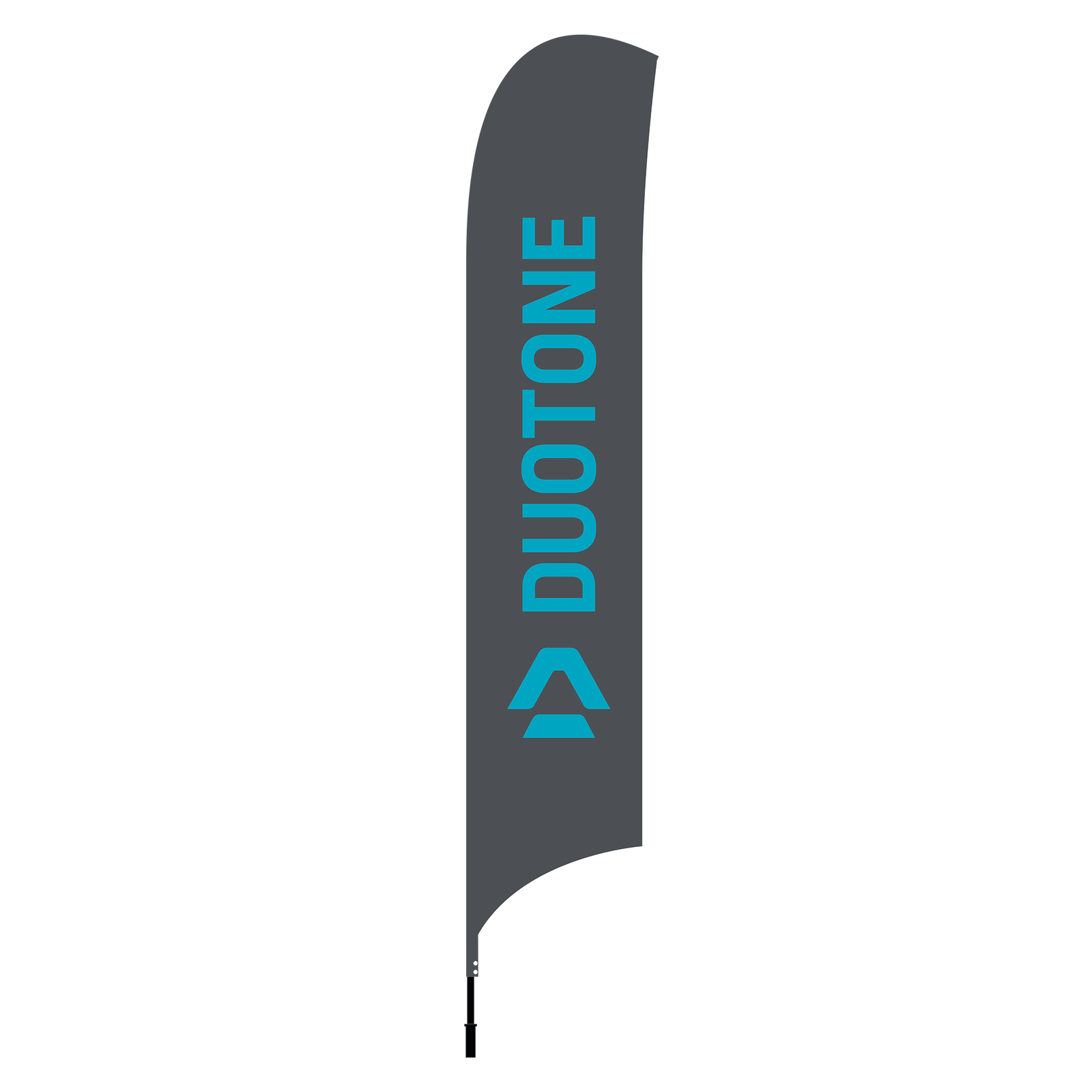 Beachflag incl.Pole&Foot - C60:dark-grey