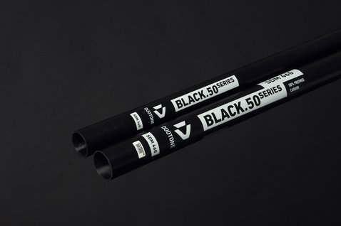 Duotone Black.50 Windsurf-Mast SDM 460 in mattschwarz