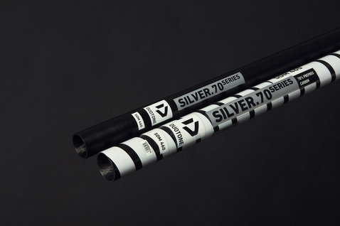 Duotone Windsurfing Silver.70 Series Windsurf-Mast SDM 460 und SDM 490 in matt schwarz mit weiß