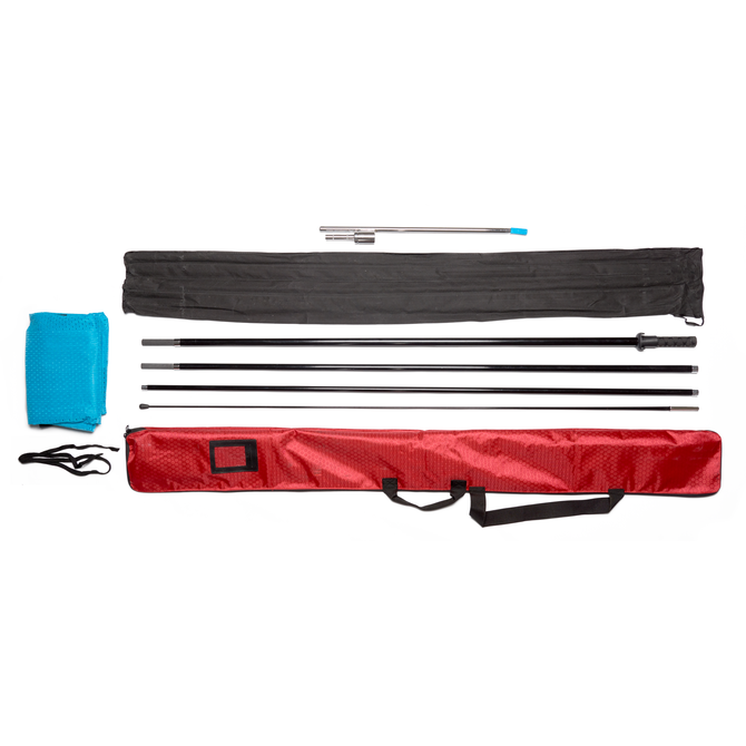 Beachflag incl.Pole&Foot - C83:petrol - 421x80cm