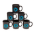 Coffee Cup (6pcs) - C60:dark-grey - Onesize