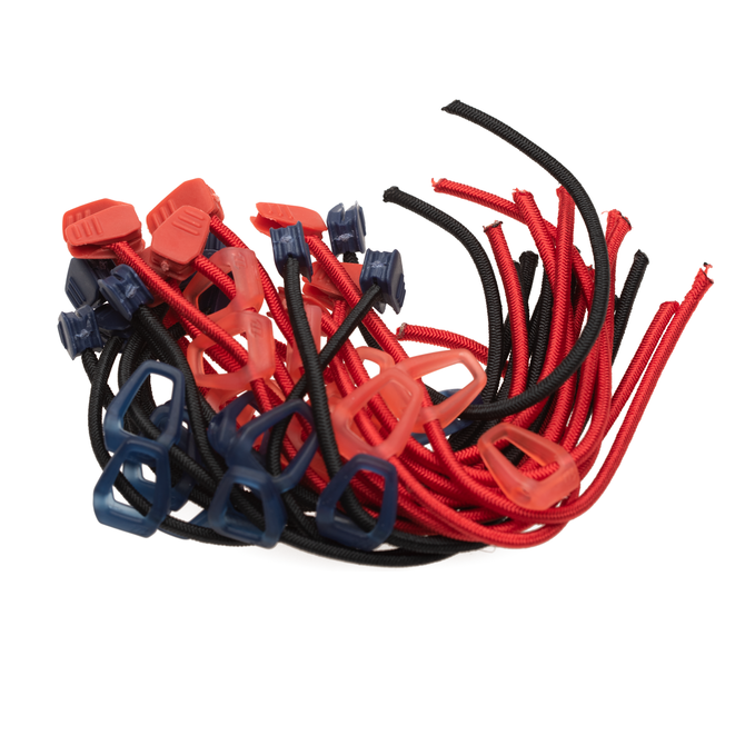 Winding Post rubber cord (SS13-onw) (10pairs) - C86:red/black - Onesize