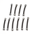 Iron Heart Rubber Bungee (SS10-SS22) (10pcs) - C50:black - Onesize