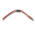 Back Line Pigtails (SS17-SS22) (1pair) - C87:red/grey - 20cm