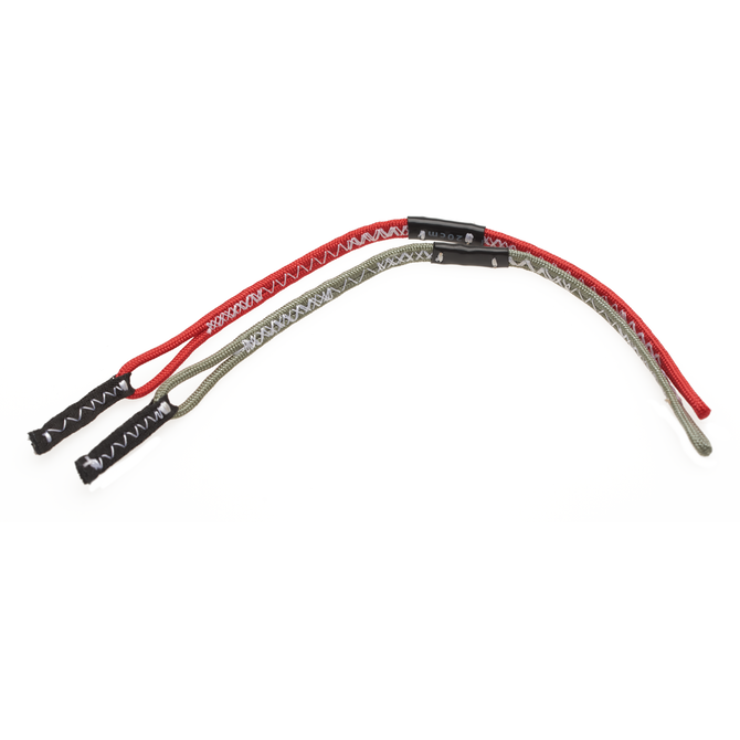 Front Line Pigtails (SS17-SS22) (1pair) - C87:red/grey - 25cm