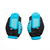 Kiteboard-Schlaufen Paar in cyan blau und schwarz