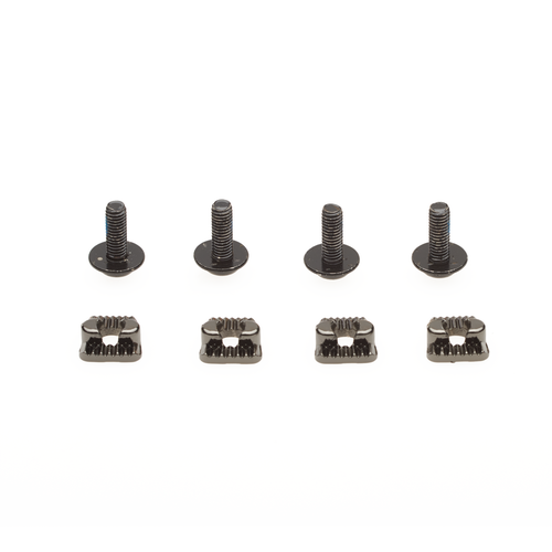 Duotone Boots screw&washer (4x4pcs) - black