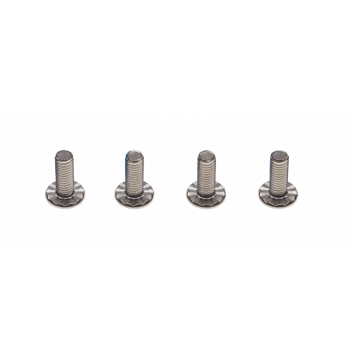 Screw Footstrap rippled 16mm (SS19-onw) (4pcs) - Unicolor