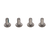 Screw Footstrap rippled 14mm (SS19-onw) (4pcs - C99:random - M6x14mm