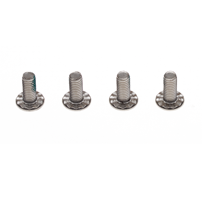 Screw Footstrap rippled 14mm (SS19-onw) (4pcs - Unicolor - 14mm