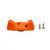 Left Winding Post Cover (Click Bar) - orange - OneSize