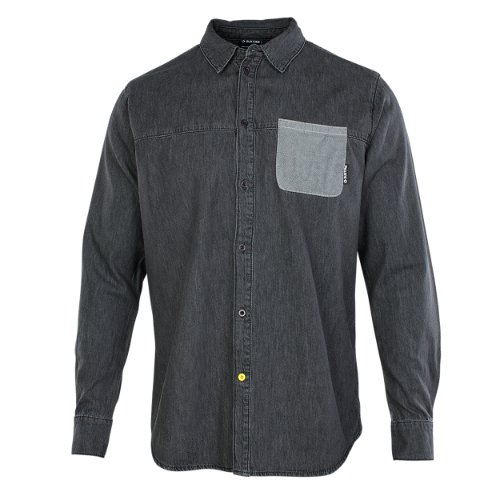 Shirt Denim LS - dark grey