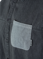 Shirt Denim LS men - 190 dark-grey - 48/S