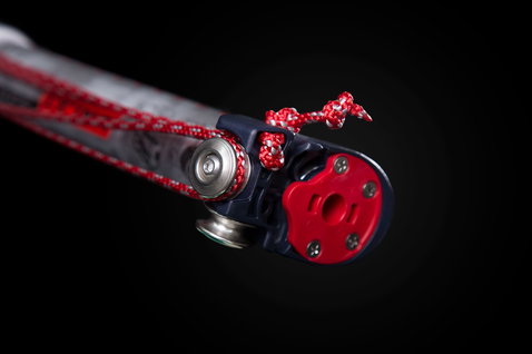 Duotone Windsurfing UNI.XT estensione albero SDM 42 in nero, rosso e argento