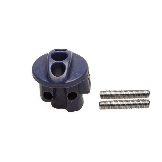 Plastic Head + Grub Screw (2pcs) - blue - OneSize