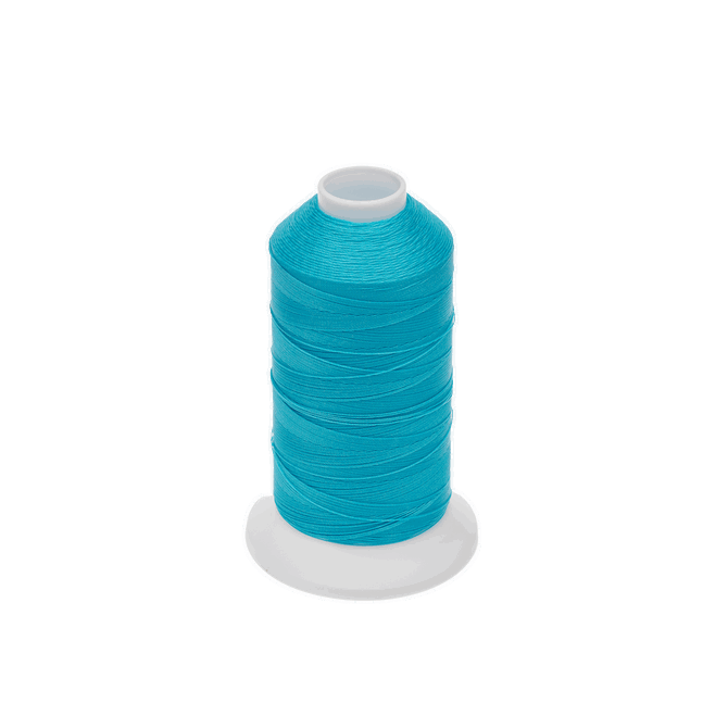 Thread Poly M20 (1cone/1500m) (SS20-onw) - C89:turquoise - 1500m