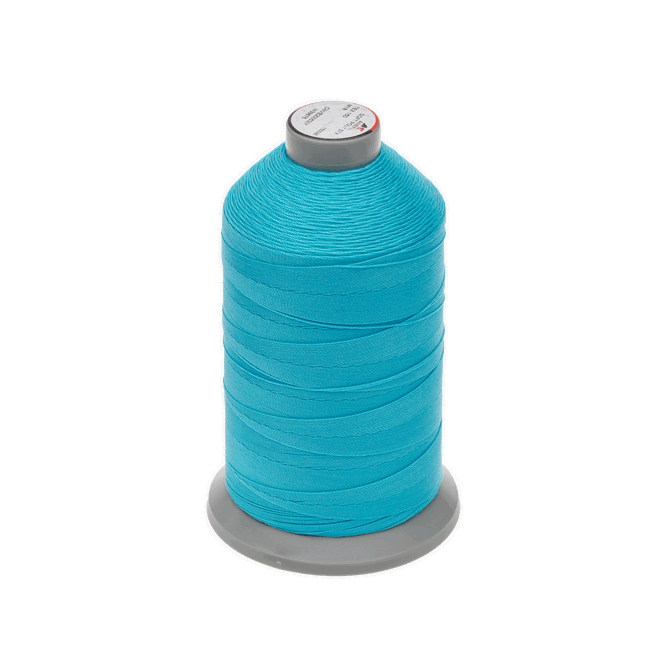 Thread Poly M18 (1cone/1500m) (SS20-onw) - C89:turquoise - 1500m