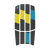Traction Pad Team - Front - dark grey-yellow - 3mm