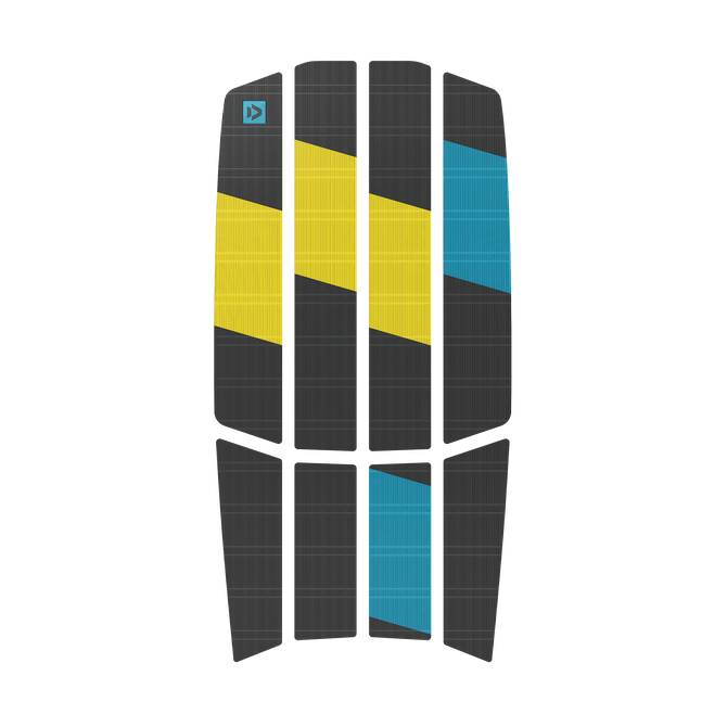 Traction Pad Team - Front - dark grey-yellow - 3mm