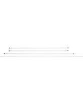 Duotone Echo batten replacement set 4 pieces in white for wing foiling