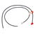 Rubber Cord Click Bar Floaters(SS21-onw)(1pair) - C86:red/black - Onesize