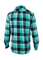 Shirt Flannel LS unisex - 607 mint-green - 48/S