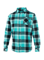 Shirt Flannel LS unisex - 607 mint-green - 48/S