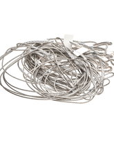 Duotone Kiteboarding Front Bridle Juice Set lignes de bride kite droite en gris argenté et blanc