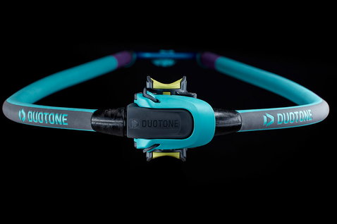 Duotone Platinum Series SLS Windsurf-Boom 140-250 cm in schwarz, cyan und gelb-grün