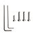 Screw Set Foil Spare Daytona DOS D/LAB (SS21-22)(4pcs) - C99:random - mixed