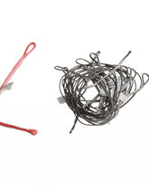 Duotone Evo SLS set de bride avant gauche de kite en anthracite foncé et rouge