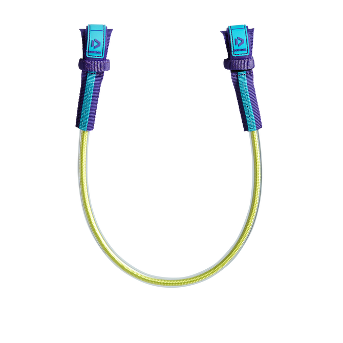 Lignes de harnais Duotone Harness Lines Fixor en jaune lime et violet profond