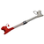 Trust Bar plain S-M - C76:light-grey/red - Onesize