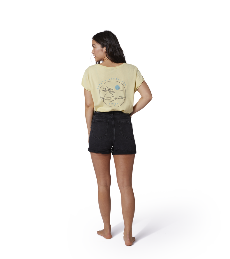Tee Branded SS women - 300 dirty-sand - 34/XS