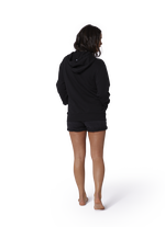 Hoody Team Zip women - 900 black - 34/XS