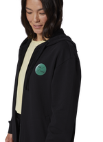 Hoody Team Zip women - 900 black - 34/XS