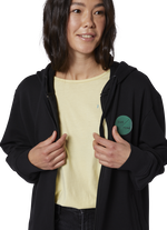 Hoody Team Zip women - 900 black - 34/XS