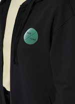 Hoody Team Zip women - 900 black - 34/XS
