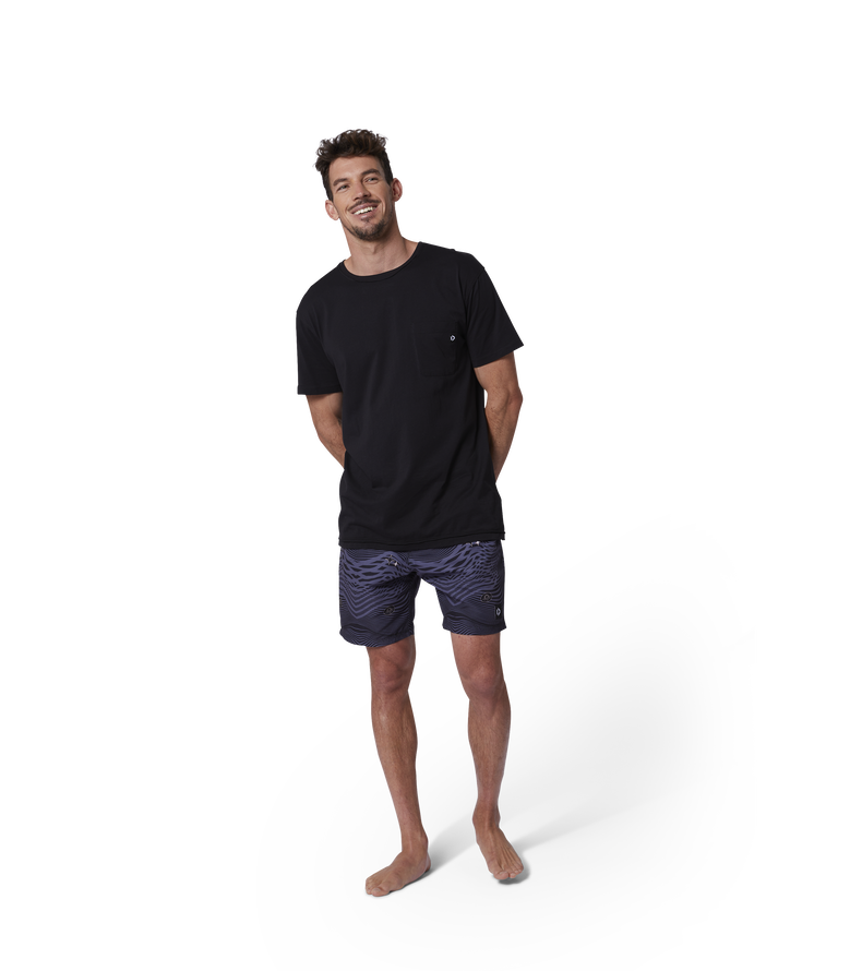 Tee Pocket SS - 900 black - 48/S