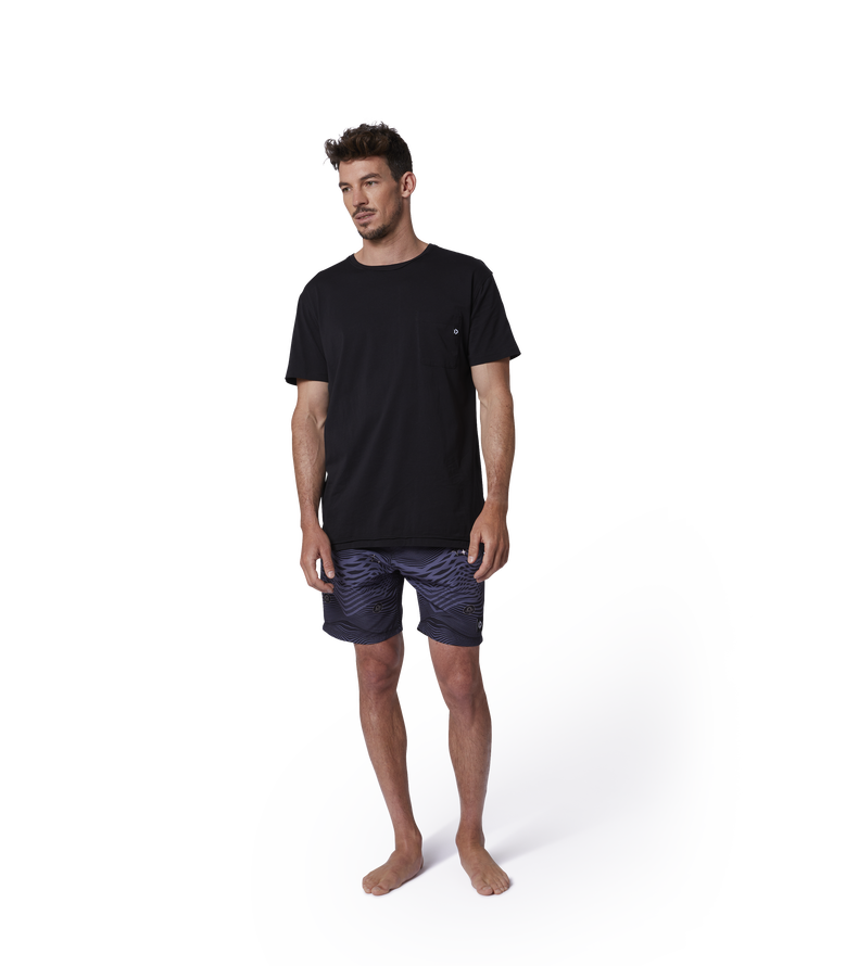 Tee Pocket SS - 900 black - 48/S