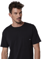 Tee Pocket SS - 900 black - 48/S